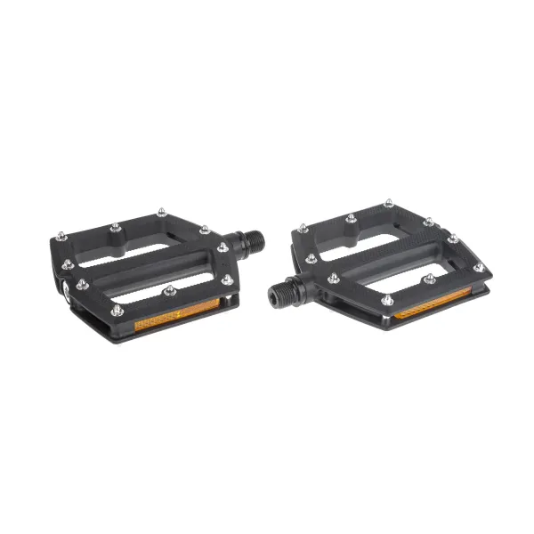Педалі Onride Ride 70, посилений нейлон, 105x105 мм, змінні шипи, чорний