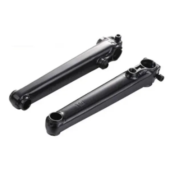Комплект шатунов Kenli KL-8903S-E 175 мм для BMX, Cr-Mo, 19 мм, 8 шлицов, черный