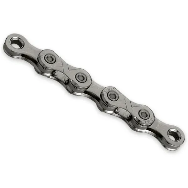 Цепь KMC X10 Grey, 10 скоростей, 114 звеньев, серая, с замком