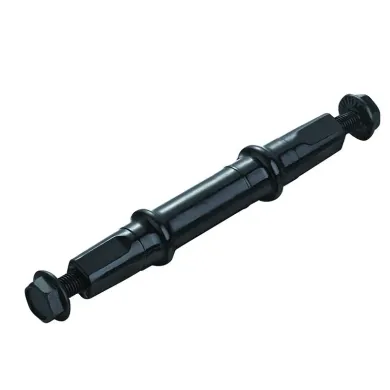 Вал каретки Kenli KL-02, під болти, 126 мм, чорний