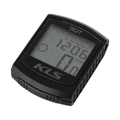 Велокомп'ютер дротовий KLS Digit 9 функцій сірий