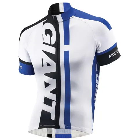 Веломайка Giant GT-S Short Sleeve Jersey Білий/Синій XS