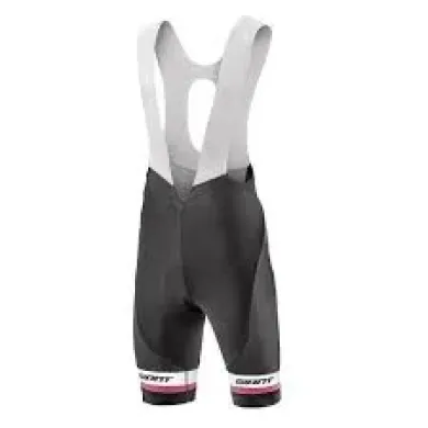 Велотруси з лямками Giant Maglia Rosa чорно-рожеві M