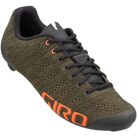 Велотуфлі шосе Giro Empire E70 Knit оливкові