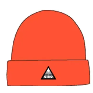 Шапка зим Giro Beanie оранжева