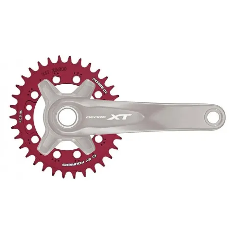 Зірка передня Fouriers DX8000 Full CNC NW Oval Shimano XT 34T
