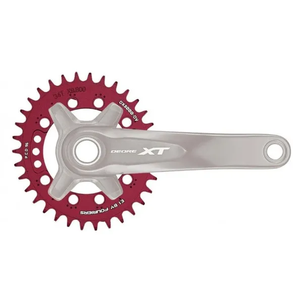 Зірка передня Fouriers DX8000 Full CNC NW Oval Shimano XT 34T Зірка передня Fouriers DX8000 Full CNC NW Oval Shimano XT 34T