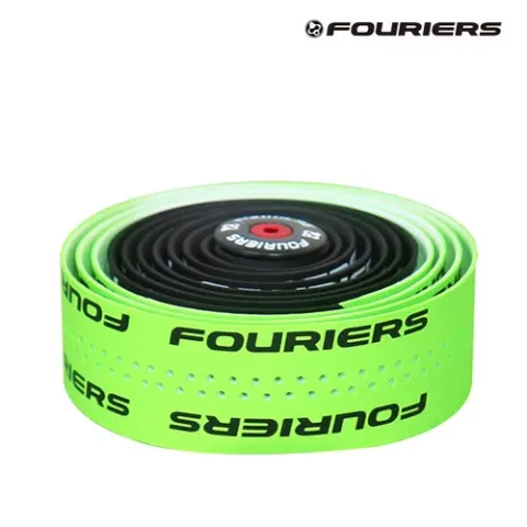 Обмотка керма Fouriers PU Bartape 3.0 мм чорний / неон зелений
