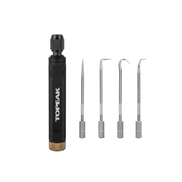 Набір гачків та шил Topeak Utility Tool Pick, 4 шт. + тримач, сталь/алюміній, 116 г