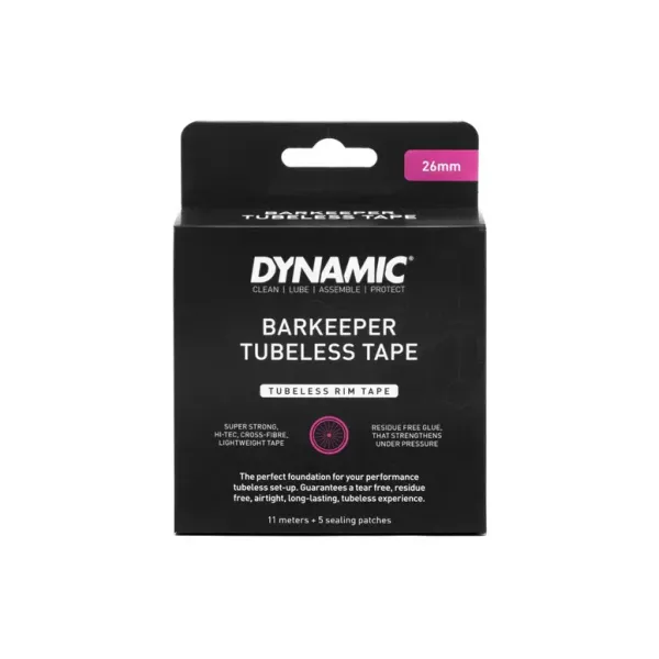 Стрічка обідна б/к Dynamic Barkeeper Tubeless Tape 11м/26мм Стрічка обідна б/к Dynamic Barkeeper Tubeless Tape 11м/26мм
