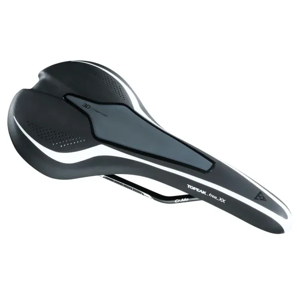Сідло Topeak Free_XX 3D Comfort Чорне/Біле