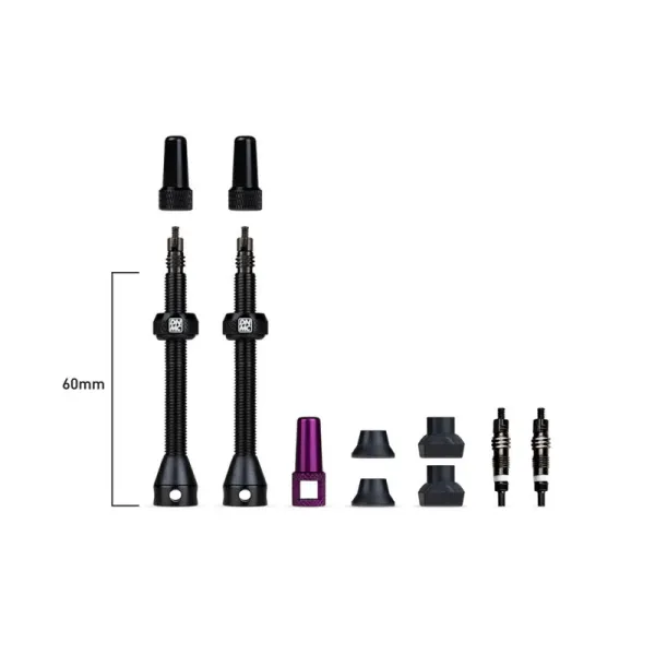 Вентилі безкамерні Dynamic Barkeeper Tubeless Valves 60мм чорні