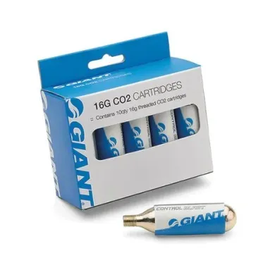 Балон CO2 Giant різьбовий 16 г (упаковка 10 шт)
