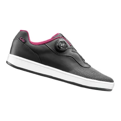 Велотуфлі жіночі Liv Fama Skate BOA чорно-рожеві 38