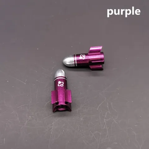 Ковпачки на вентиль Fouriers PE006 Rocket Presta/Schrader алюмінієві