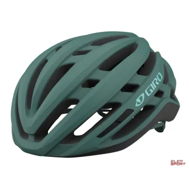 Шолом велосипедний Giro Agilis W M/55-59см сірий/зелений