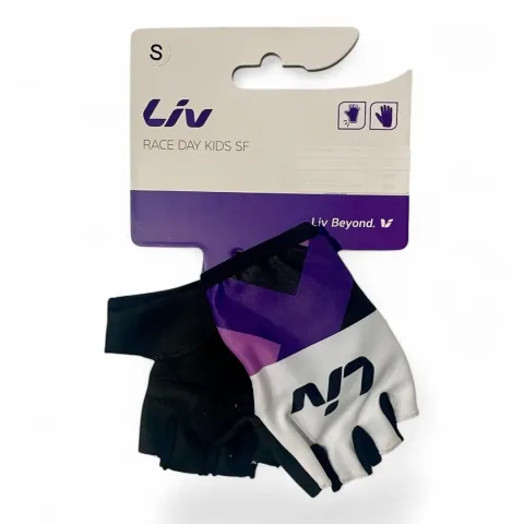 Велорукавички Liv Race Day Kids біл/фіол S