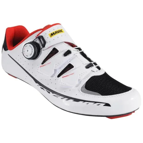 Велотуфлі шосейні Mavic Ksyrium Pro II білий/чорний/червоний 44