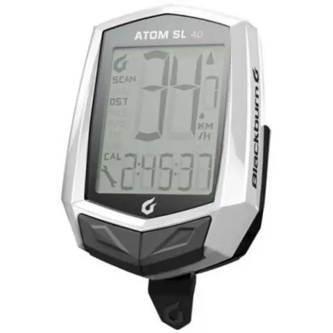 Велокомп'ютер Blackburn Atom SL 4.0 бездротовий 10 функцій білий