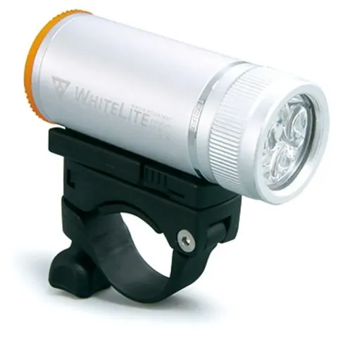 Фара передня Topeak WhiteLite DX, 3 білих діоди, 2 режими, срібляста, 40 г