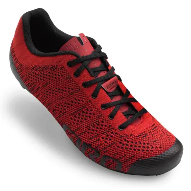 Велосипедні туфлі шосе Giro Empire E70 Knit Bright червоні 42.5