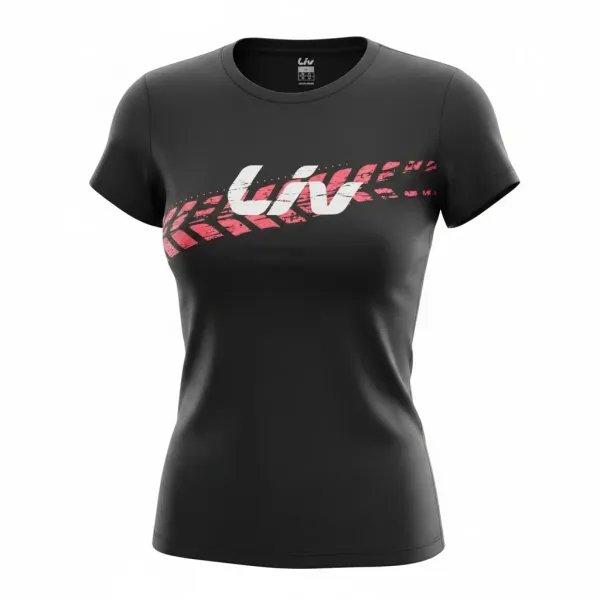 Футболка жіноча Liv Brand Cotton чорна M Футболка жіноча Liv Brand Cotton чорна M
