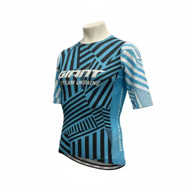 Веломайка Duzzle Giant Team UA Pro Aero Zipless чорний/синій/білий L