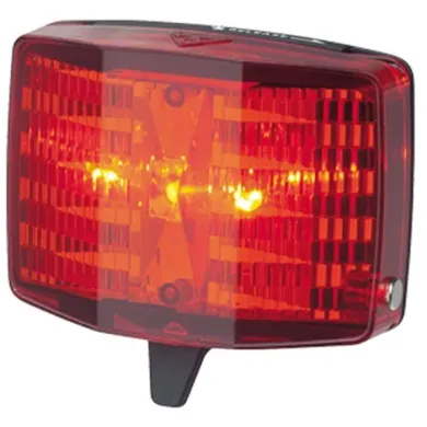 Задняя велофара Topeak RedLite Aura, 2 светодиода, 2 режима, чёрная