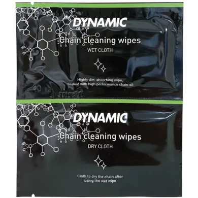 Серветки для очищення та змащування ланцюга Dynamic Chain Cleaning Wipes