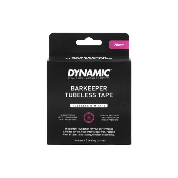 Стрічка обідна безкамерна Dynamic Barkeeper Tubeless Tape 11м/28мм Стрічка обідна безкамерна Dynamic Barkeeper Tubeless Tape 11м/28мм