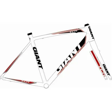 Рама Giant TCR біл/черв M/50