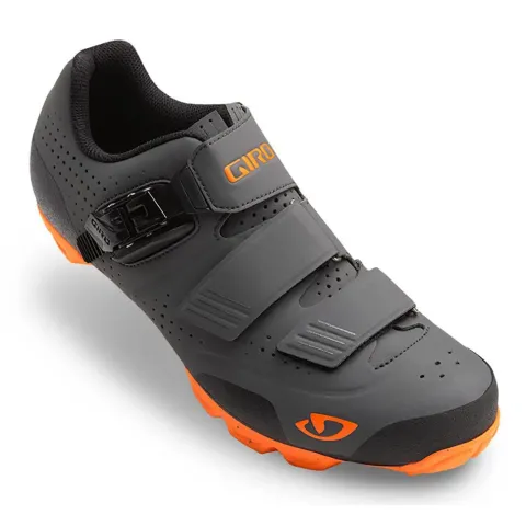 Велосипедні туфлі МТБ Giro Privateer R сірий/оранжевий 42.5