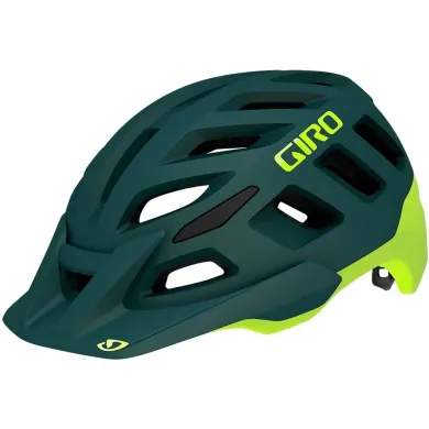 Шолом велосипедний Giro Radix матовий зелений/жовтий M/55-59см