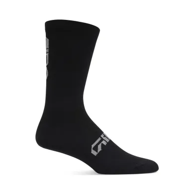 Шкарпетки Giro Seasonal Merino 26 чорний/сірий 43-45