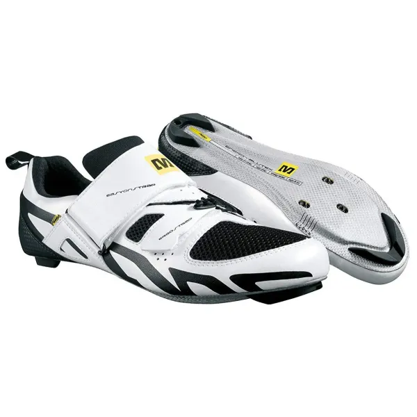 Велотуфлі Mavic Tri Race білий / чорний 38