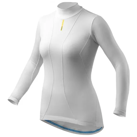 Термомайка жіноча з довгим рукавом Mavic Cold Ride Tee W біла XS/S