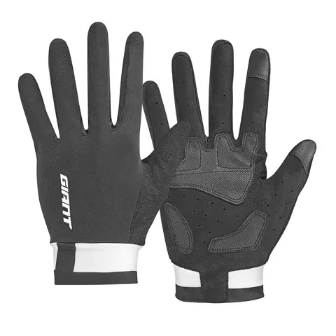 Велорукавички довгі Giant Elevate S чорно-білі