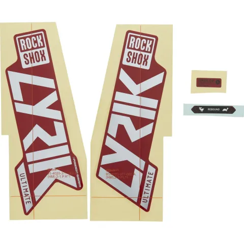 Набір наліпок RockShox Lyrik Ultimate 27/29 Gloss Rainbow Foil (2021)