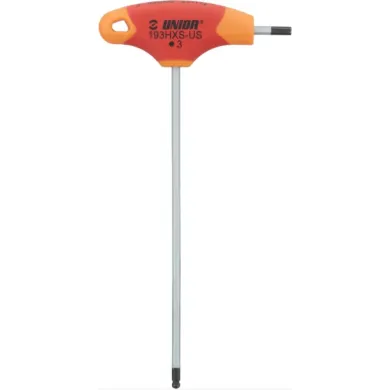 Ключ шестигранний Unior Tools 625117 з Т-подібною рукояткою 3 мм