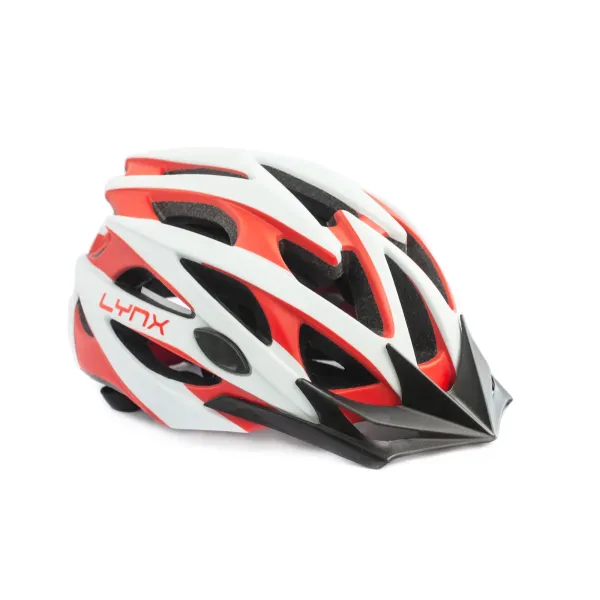 Шолом LYNX ValeDiSole-W-M M Matt white/red