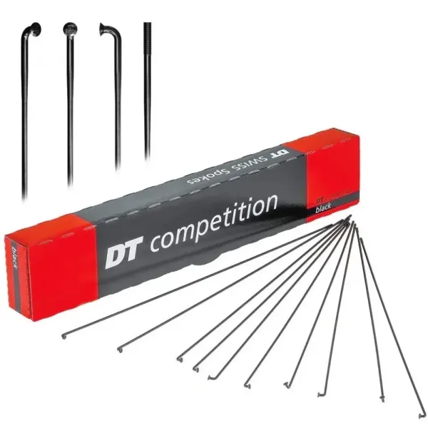 Спиці DT SWISS Competition 1.8 х 274 мм чорні 100 шт