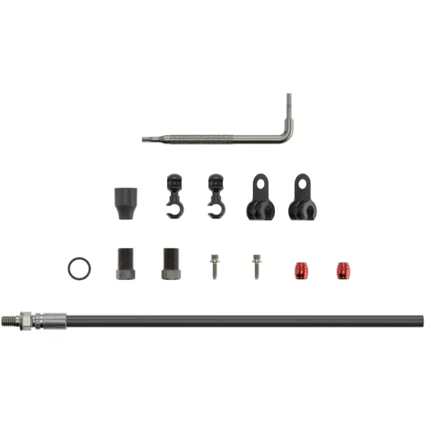 Гідролінія SRAM Disc Brake Hydraulic Hose Kit, Threaded Inline Crimp, 2000 мм, чорна