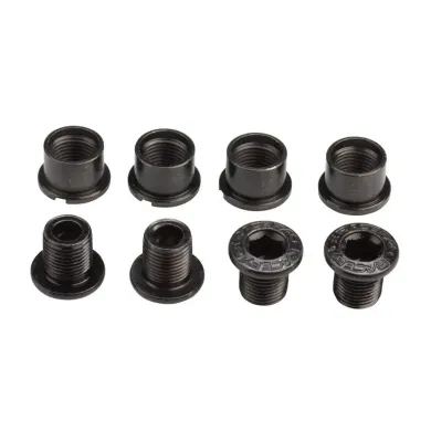 Болти кріплення зірок Race Face M8x8.5, сталь, 4 болти + 4 гайки