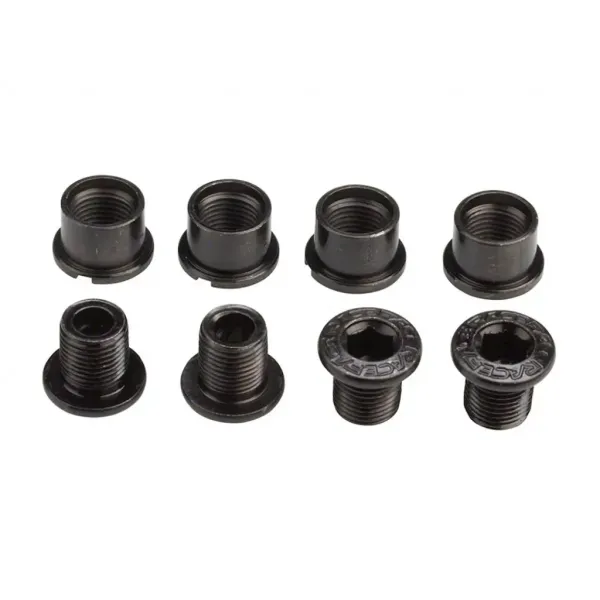 Болти кріплення зірок Race Face M8x8.5, сталь, 4 болти + 4 гайки