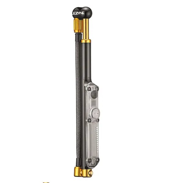 Ручний насос LEZYNE DIGITAL SHOCK DRIVE Чорний/золотистий 350psi Ручний насос LEZYNE DIGITAL SHOCK DRIVE Чорний/золотистий 350psi