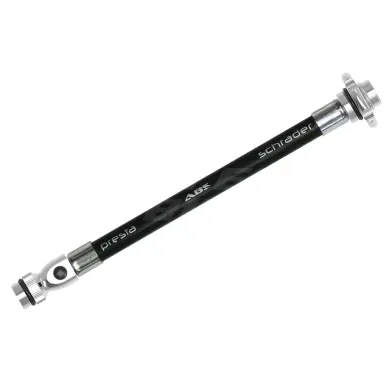 Шланг для ручного насоса LEZYNE ABS Flex Hose with Valve Core Tool Чорний