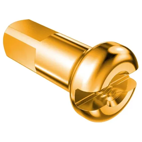 Ніпелі для спиць DT Swiss Standard Nipple 14G 2.0/FG 2.3 12 мм алюміній золотистий 100 шт.