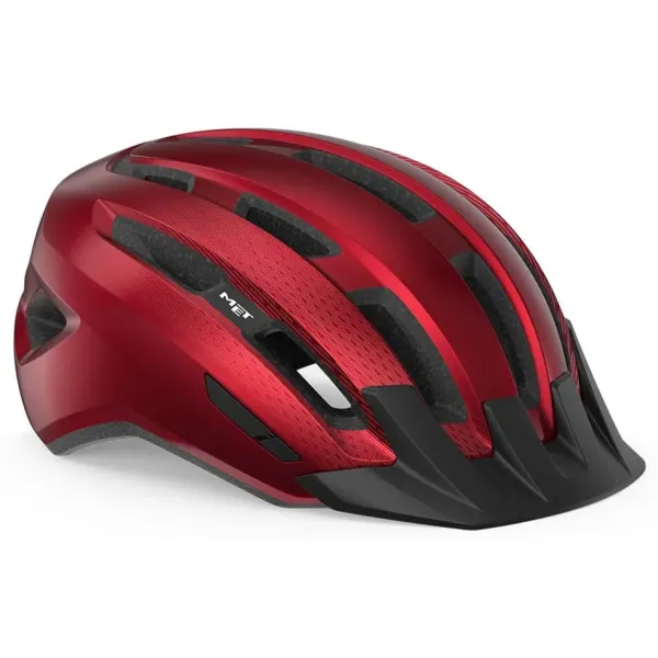 Шолом MET Downtown Red Glossy M/L (58-61) 3HM 131 CE00 L RO1 Шолом MET Downtown Red Glossy M/L (58-61) 3HM 131 CE00 L RO1