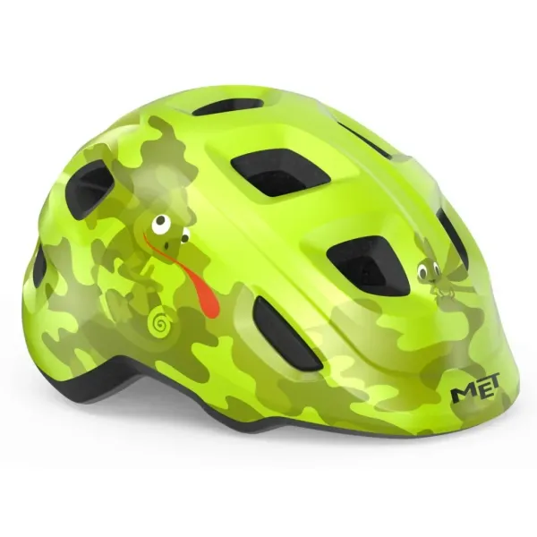Шолом MET Hooray Lime Chamaleon Glossy