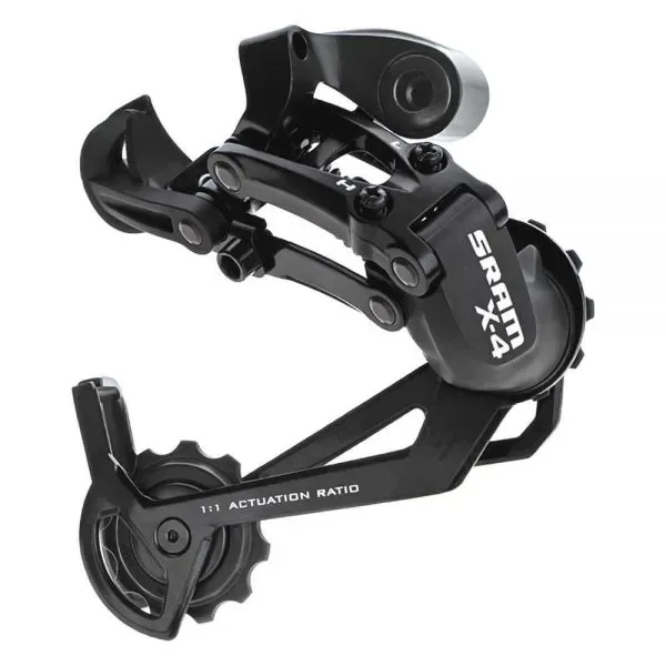 Задній перемикач SRAM X.4 Long Cage 7/8/9 швидкостей, чорний Задній перемикач SRAM X.4 Long Cage 7/8/9 швидкостей, чорний